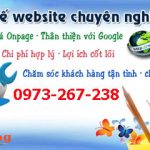 Thiết kế website giá rẻ tại Hà nội chuyên nghiệp chuẩn seo