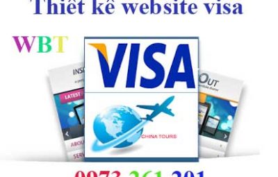 thiết kế website làm visa