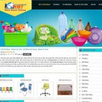 Dịch vụ thiết kế website bán đồ nhựa- shop đồ nhựa online