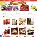 Thiết kế website buôn bán hàng tết – bánh kẹo – Mứt tết nhanh