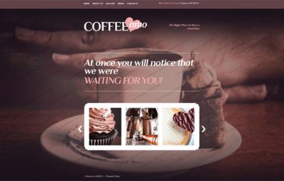 Thiết kế website cà phê