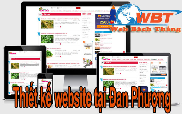 Thiết kế website tại Đan Phượng chuẩn seo