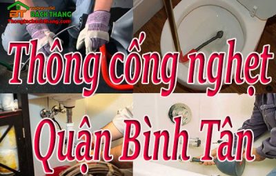 Thông cống nghẹt tại quận Bình Tân giá rẻ BT game