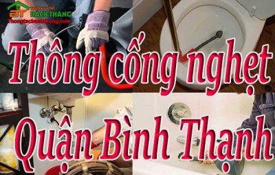 Thông cống nghẹt tại quận bình thạnh giá rẻ BT game