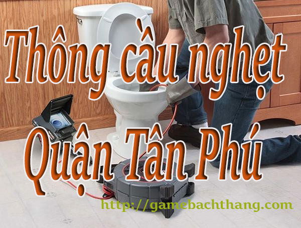 Thông cầu nghẹt tại Quận Tân Phú giá rẻ BT game