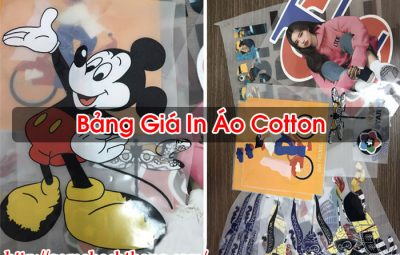 Bảng Giá In Áo Cotton