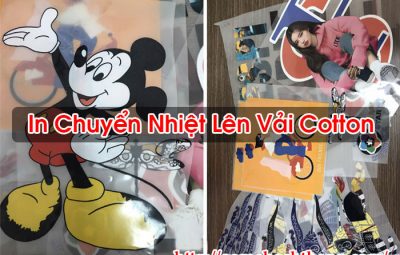 In Chuyển Nhiệt Lên Vải Cotton