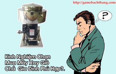 Kinh Nghiệm Chọn Mua Máy Xay Giò Chả Gia Đình