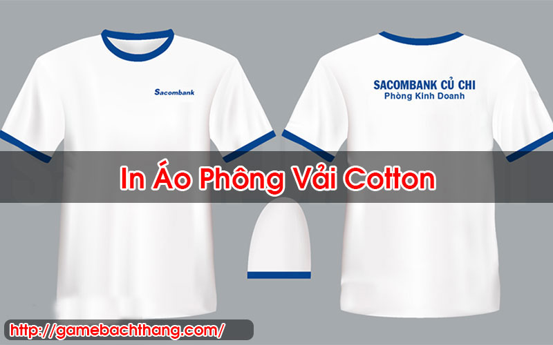 In Áo Phông Vải Cotton