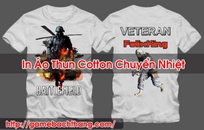 In Áo Thun Cotton Chuyển Nhiệt