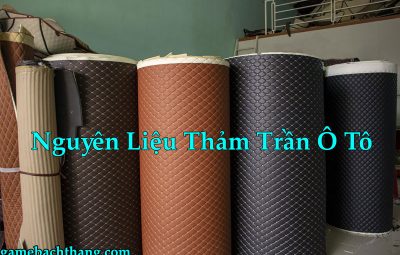 Nguyên Liệu Thảm Trần Ô Tô