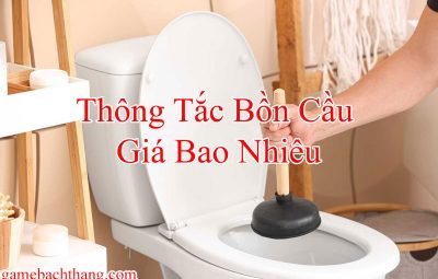 Thông Tắc Bồn Cầu Giá Bao Nhiêu