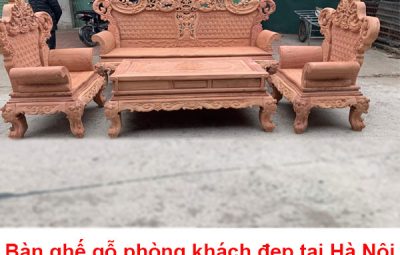 Bàn ghế gỗ phòng khách đẹp tại Hà Nội