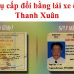 Dịch vụ cấp đổi bằng lái xe ô tô tại Thanh Xuân uy tín và nhanh chóng